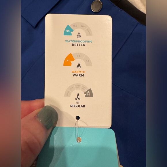 NWT Roxy Womens Spiral Snow Pants Blue Regular Fit Ski Snowboard Medium NEW - Picture 5 of 10